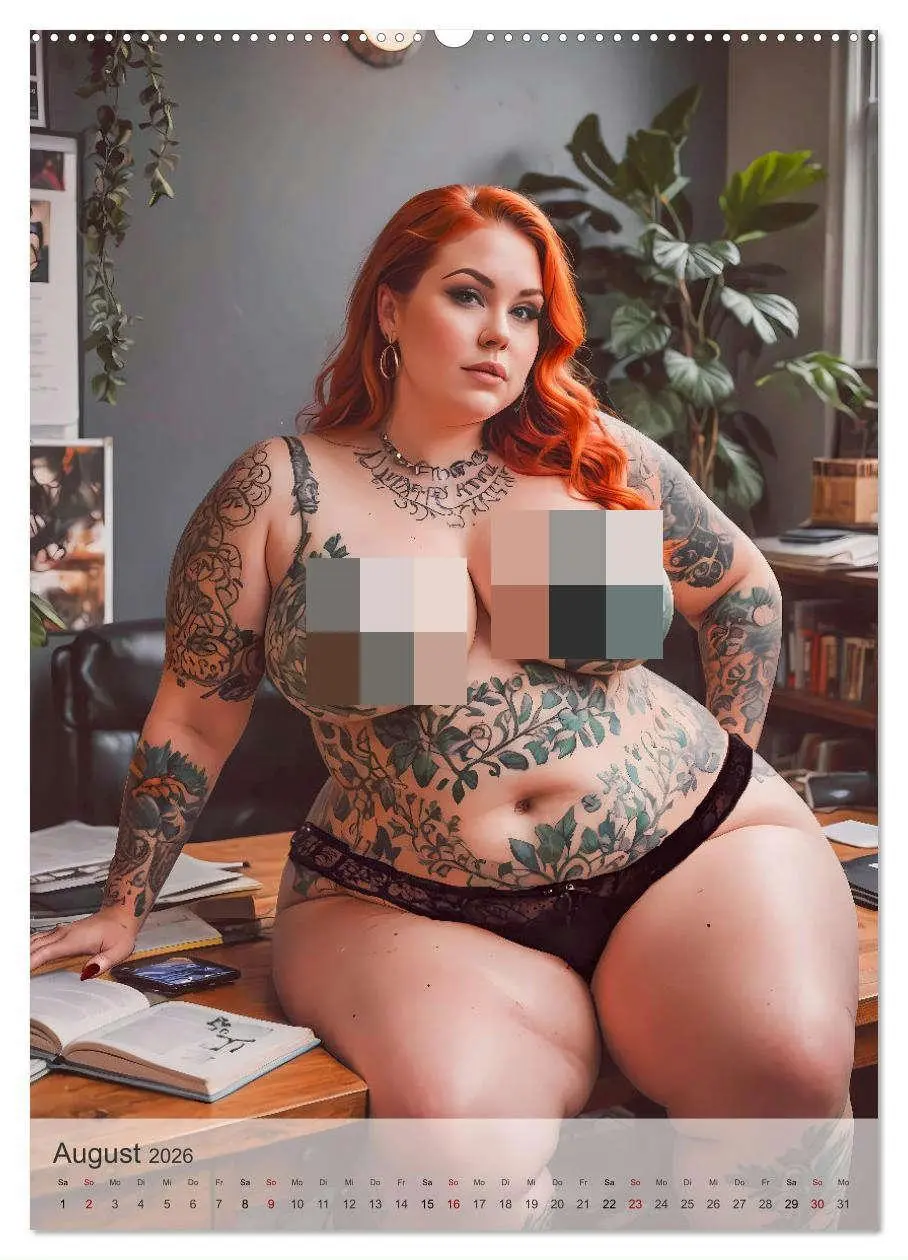 Bild: 9783457247792 | Verführerische Momente - Kurven und Tattoos (Wandkalender 2026 DIN...