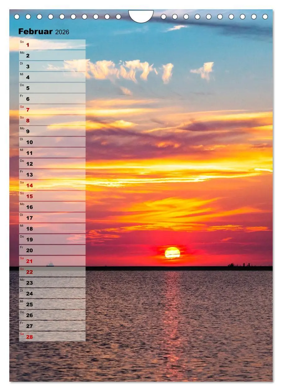 Bild: 9783516407792 | An der See Geburtstagsplaner (Wandkalender 2026 DIN A4 hoch),...
