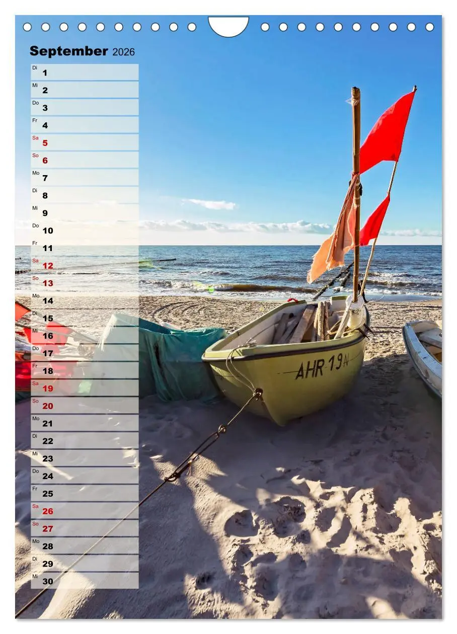 Bild: 9783516407792 | An der See Geburtstagsplaner (Wandkalender 2026 DIN A4 hoch),...