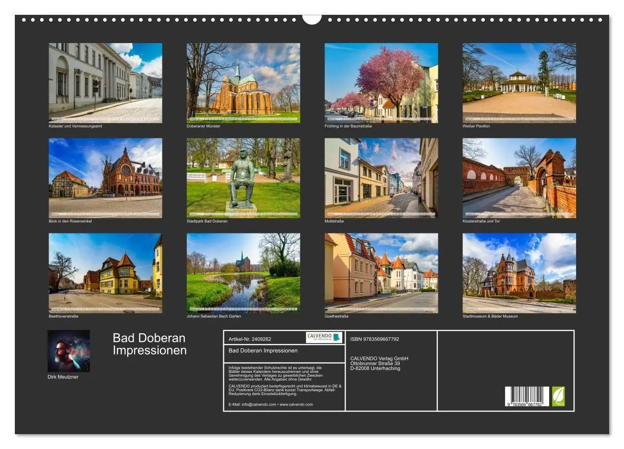 Bild: 9783569667792 | Bad Doberan Impressionen (Wandkalender 2027 DIN A2 quer), CALVENDO...