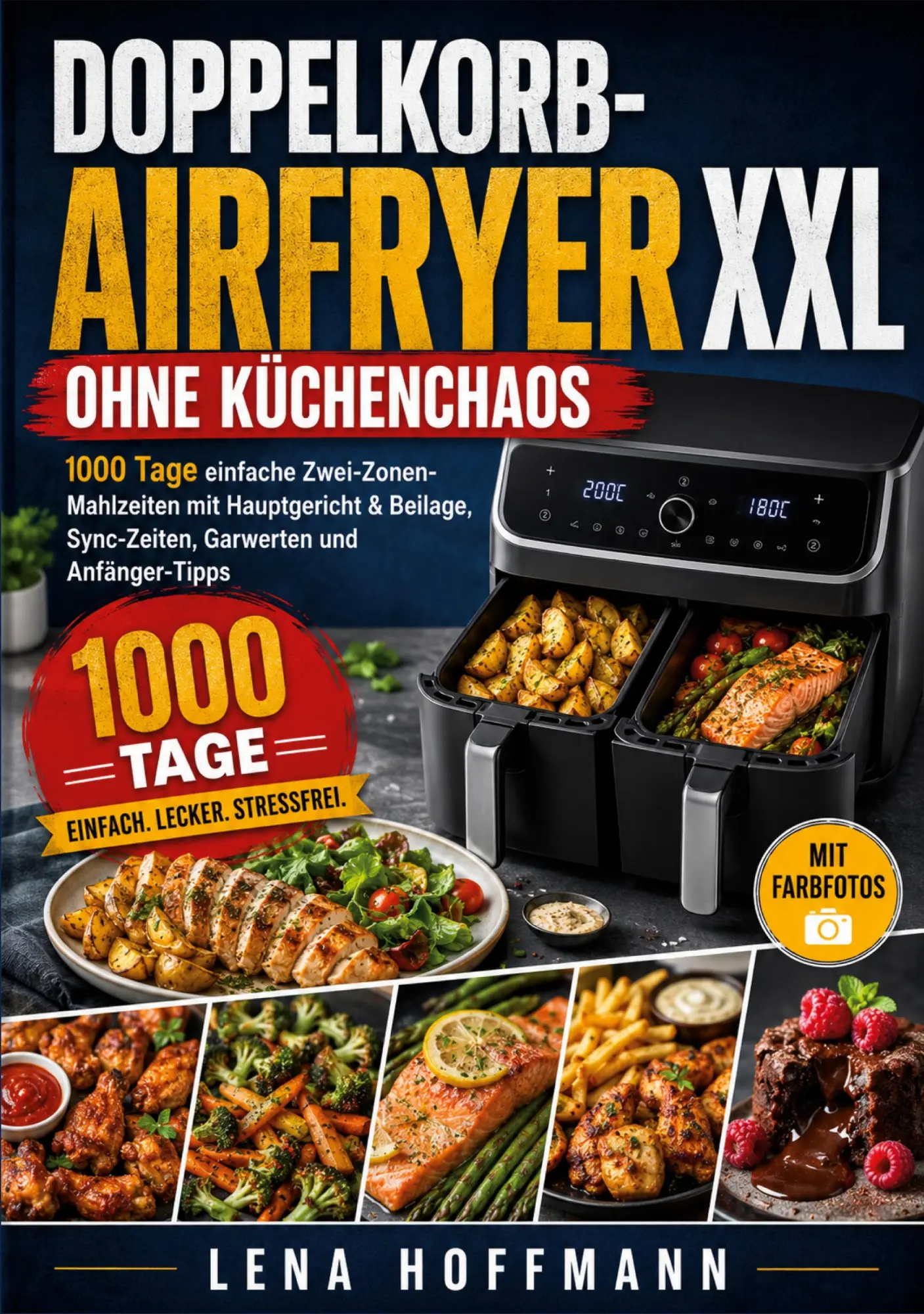 Cover: 9783696387792 | Doppelkorb-Airfryer XXL ohne Küchenchaos | Lena Hoffmann | Taschenbuch