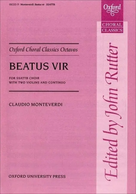Cover: 9780193417892 | Beatus Vir | Claudio Monteverdi | Taschenbuch | Klavierauszug | 1997
