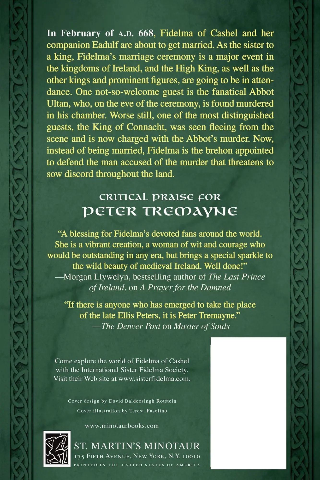 Rückseite: 9780312377892 | A Prayer for the Damned | Peter Tremayne | Taschenbuch | Englisch