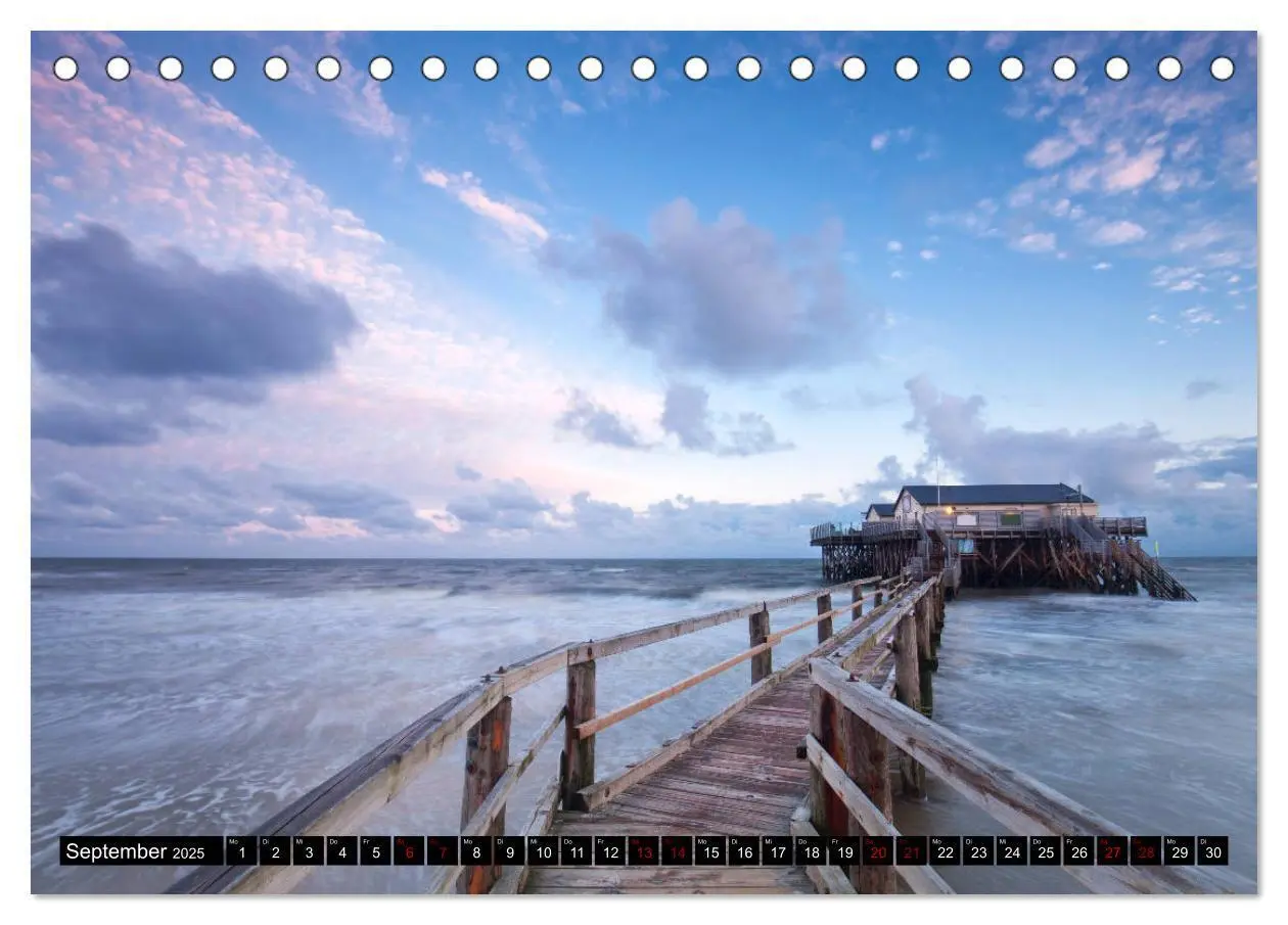Bild: 9783435217892 | Sankt Peter Ording Sandstrand (Tischkalender 2025 DIN A5 quer),...