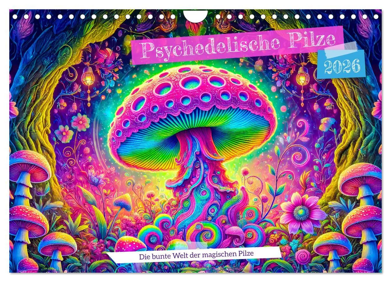 Cover: 9783457307892 | Psychedelische Pilze - Die bunte Welt der magischen Pilze...
