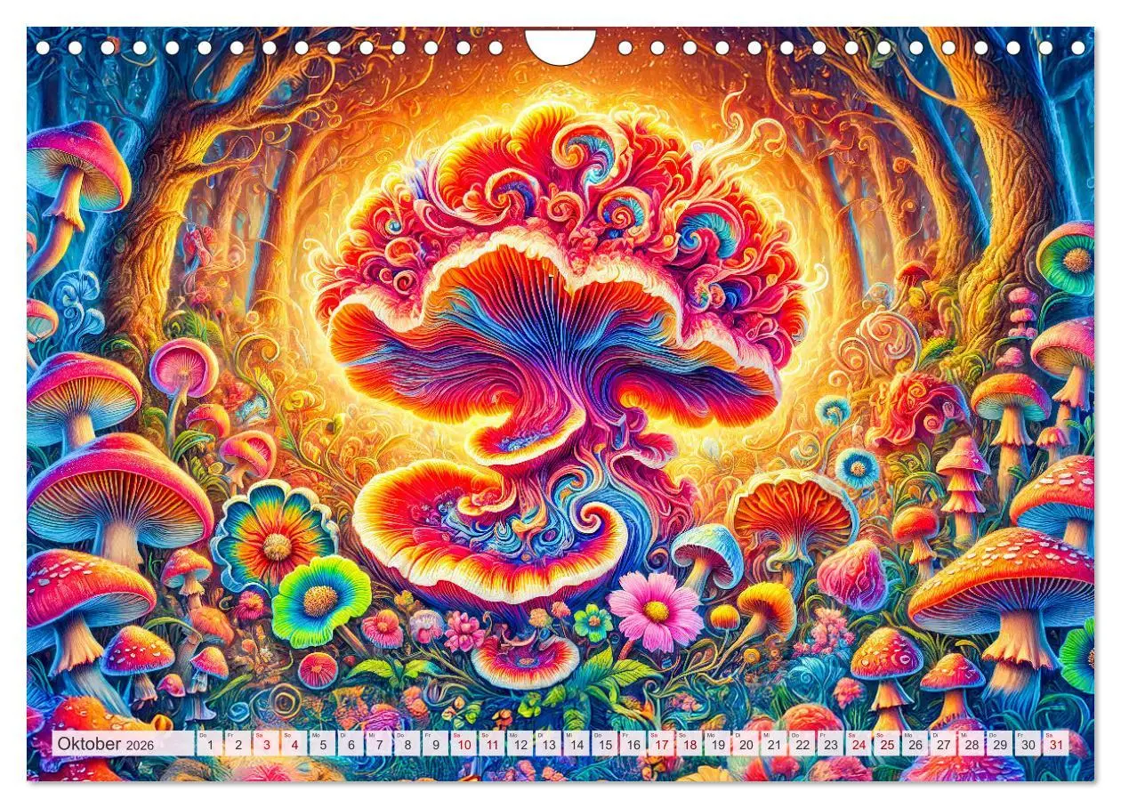 Bild: 9783457307892 | Psychedelische Pilze - Die bunte Welt der magischen Pilze...
