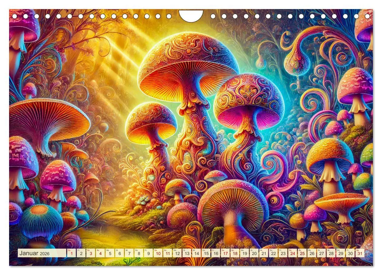 Bild: 9783457307892 | Psychedelische Pilze - Die bunte Welt der magischen Pilze...
