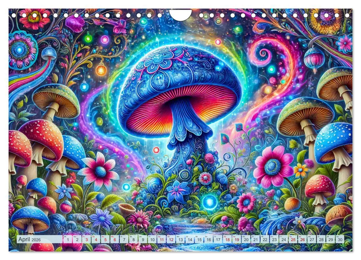 Bild: 9783457307892 | Psychedelische Pilze - Die bunte Welt der magischen Pilze...