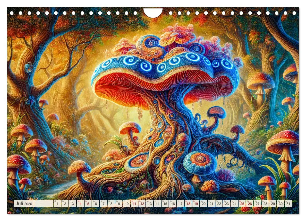 Bild: 9783457307892 | Psychedelische Pilze - Die bunte Welt der magischen Pilze...