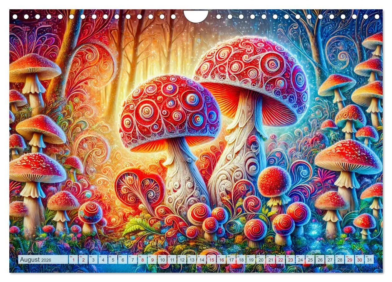 Bild: 9783457307892 | Psychedelische Pilze - Die bunte Welt der magischen Pilze...