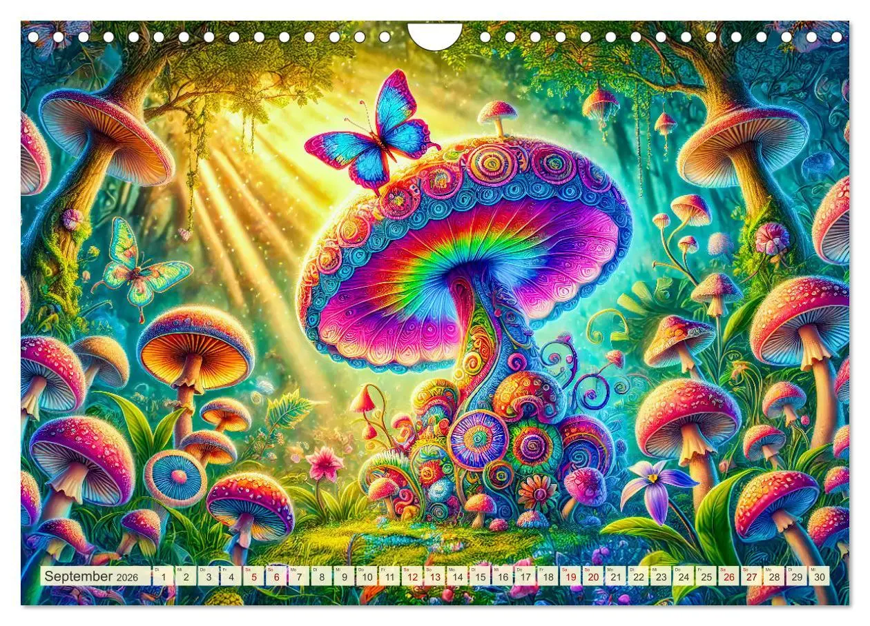Bild: 9783457307892 | Psychedelische Pilze - Die bunte Welt der magischen Pilze...