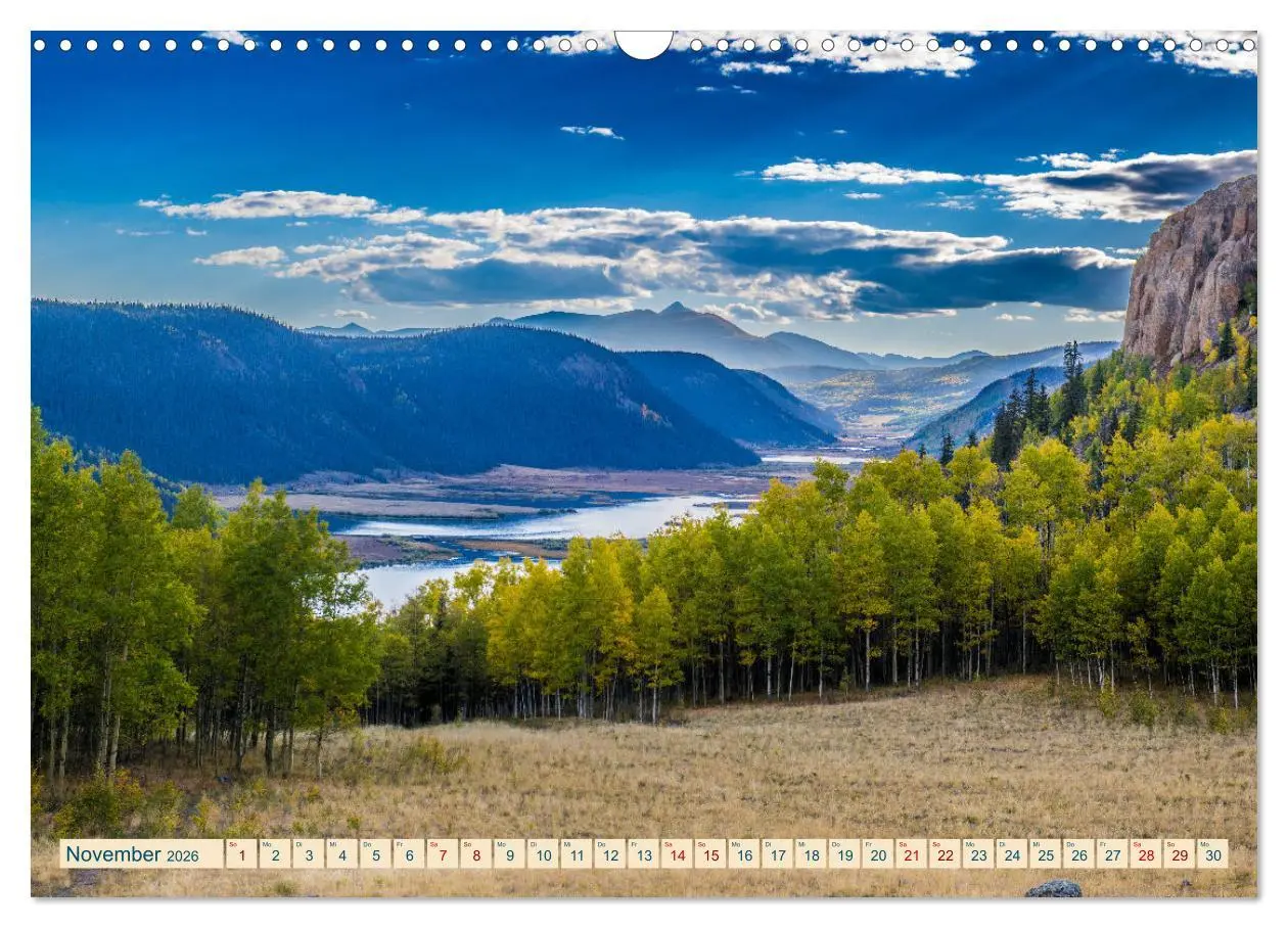 Bild: 9783457477892 | Wyoming, South Dakota Colorado (Wandkalender 2026 DIN A3 quer),...