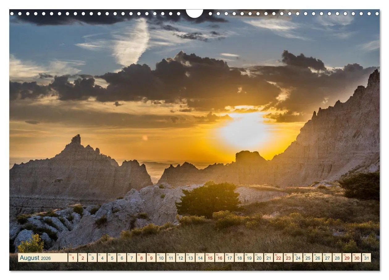 Bild: 9783457477892 | Wyoming, South Dakota Colorado (Wandkalender 2026 DIN A3 quer),...