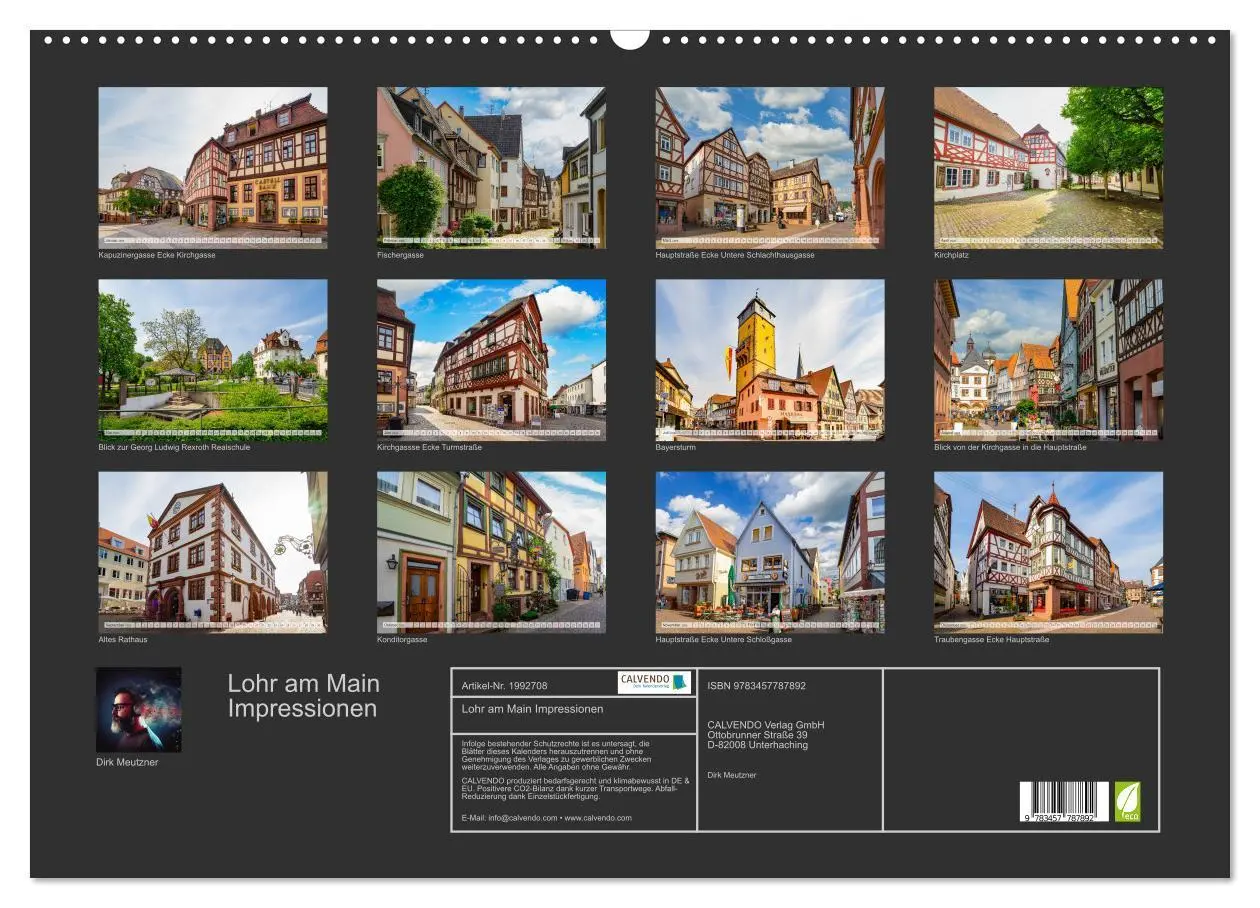 Bild: 9783457787892 | Lohr am Main Impressionen (Wandkalender 2026 DIN A2 quer), CALVENDO...