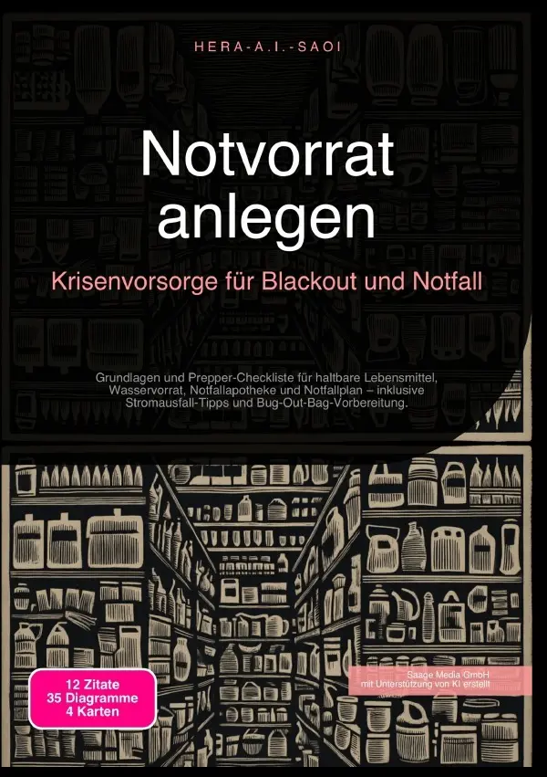 Cover: 9783565217892 | Notvorrat anlegen: Krisenvorsorge für Blackout und Notfall | Saoi