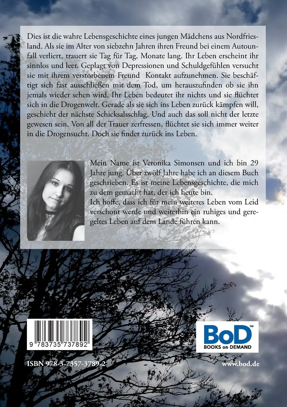 Rückseite: 9783735737892 | Als die Sonne den Tag verließ | Veronika Simonsen | Taschenbuch | 2014