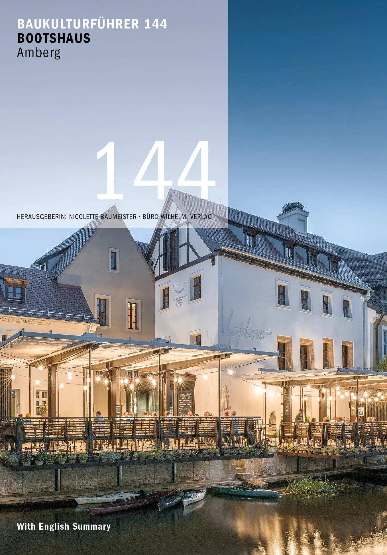 Cover: 9783948137892 | Baukulturführer 144 Bootshaus Amberg | Nicolette Baumeister | Deutsch