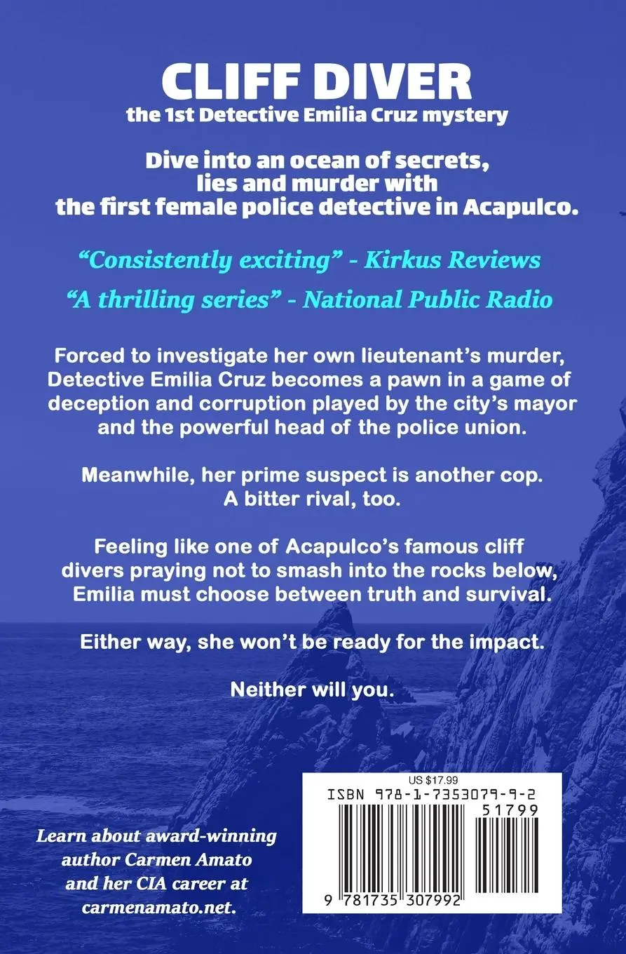 Rückseite: 9781735307992 | Cliff Diver | A Detective Emilia Cruz Novel | Carmen Amato | Buch