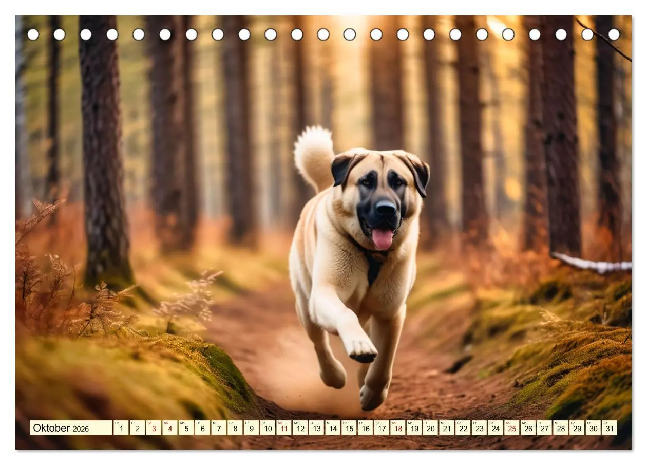 Bild: 9783457397992 | Kangal - der starke Herdenschutzhund (Tischkalender 2026 DIN A5...