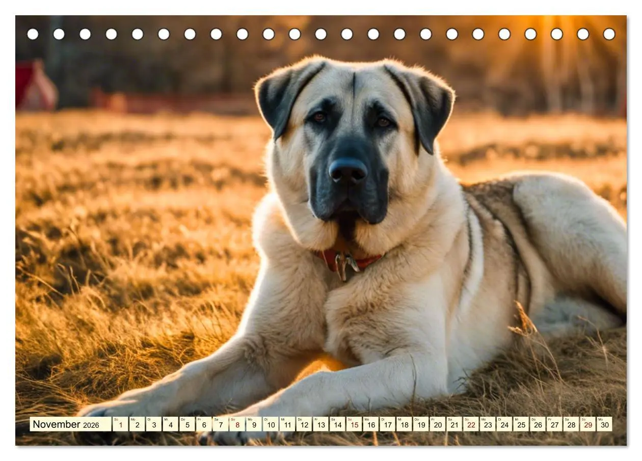 Bild: 9783457397992 | Kangal - der starke Herdenschutzhund (Tischkalender 2026 DIN A5...