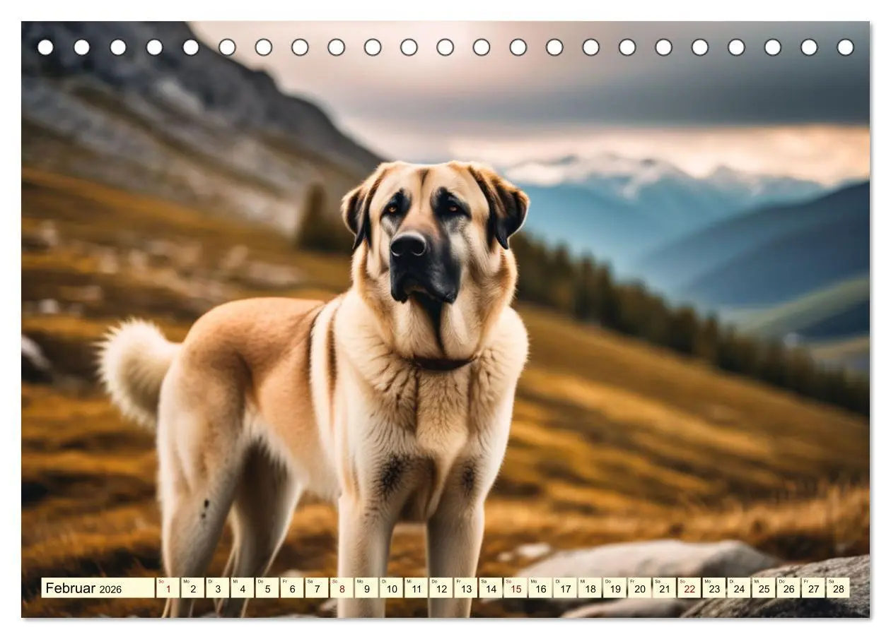 Bild: 9783457397992 | Kangal - der starke Herdenschutzhund (Tischkalender 2026 DIN A5...