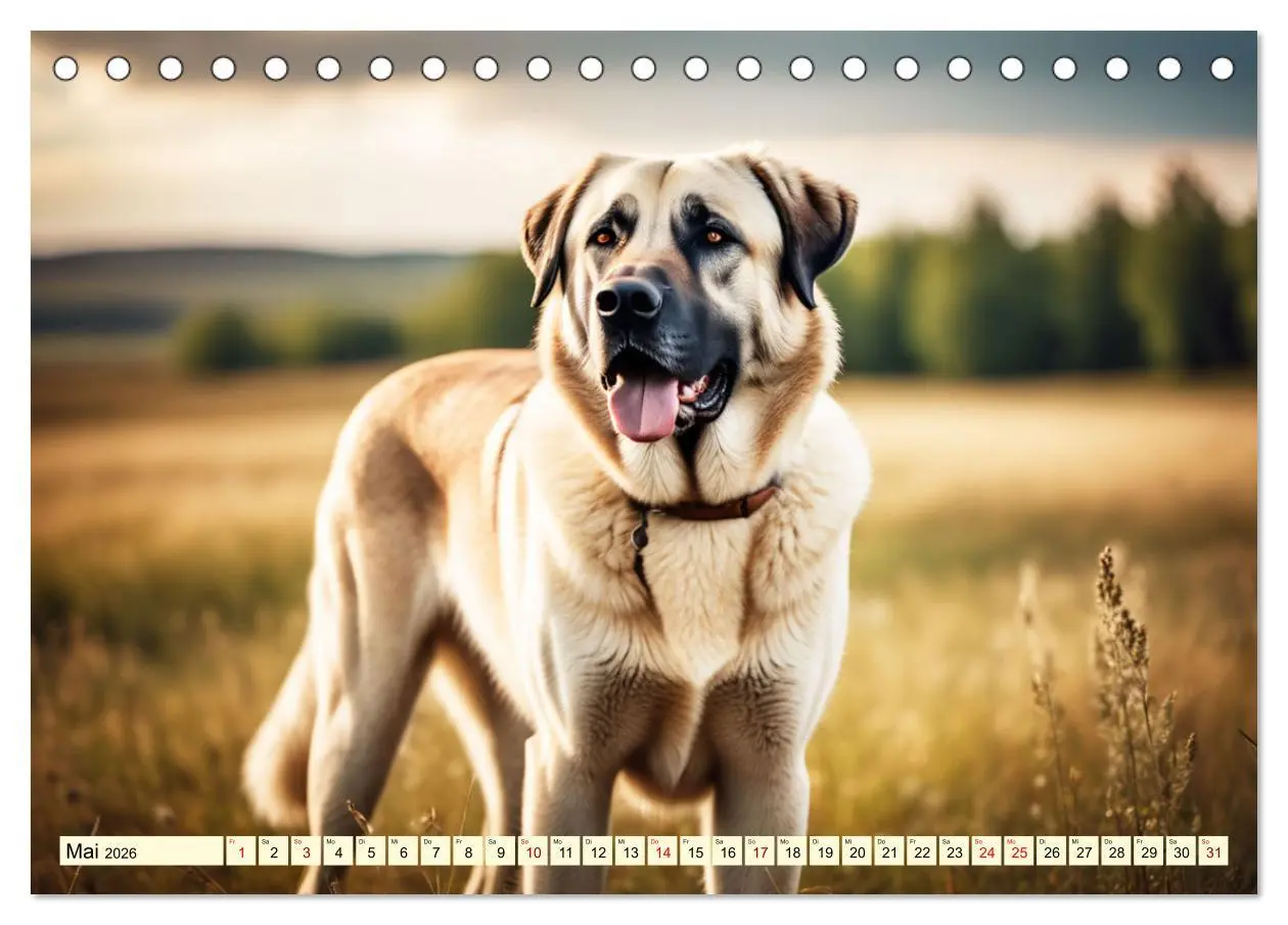 Bild: 9783457397992 | Kangal - der starke Herdenschutzhund (Tischkalender 2026 DIN A5...