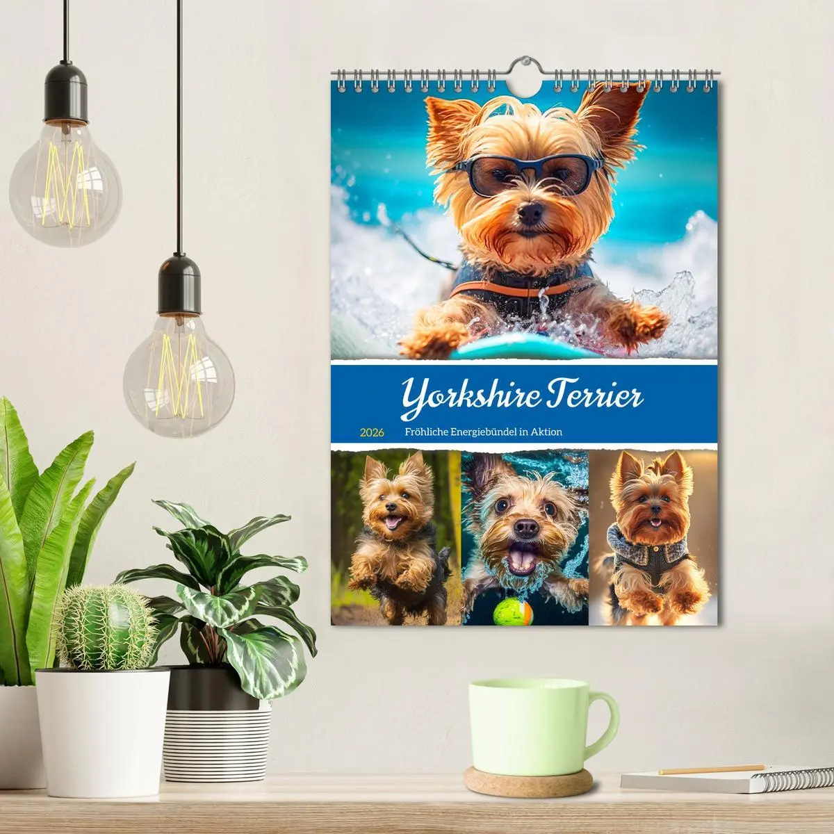 Bild: 9783516317992 | Yorkshire Terrier. Fröhliche Energiebündel in Aktion (Wandkalender...