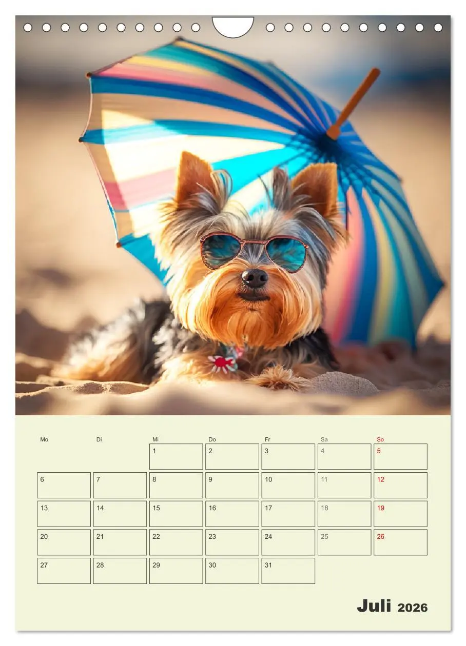 Bild: 9783516317992 | Yorkshire Terrier. Fröhliche Energiebündel in Aktion (Wandkalender...