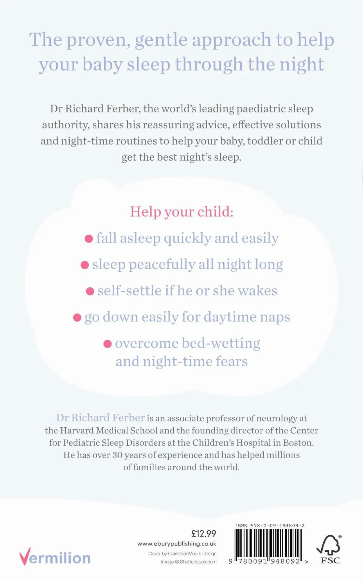 Rückseite: 9780091948092 | Solve Your Child's Sleep Problems | Richard Ferber | Taschenbuch