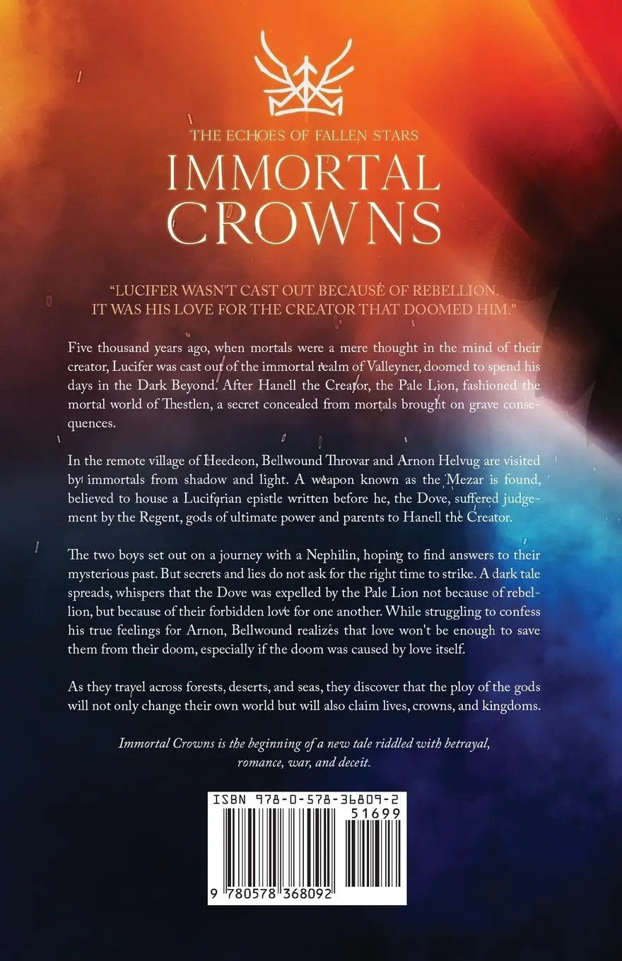 Rückseite: 9780578368092 | The Echoes of Fallen Stars | Immortal Crowns | J. D. Netto | Buch