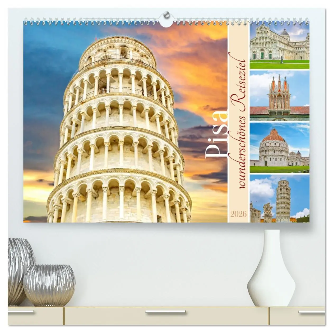 Cover: 9783457358092 | Pisa - wunderschönes Reiseziel (hochwertiger Premium Wandkalender...
