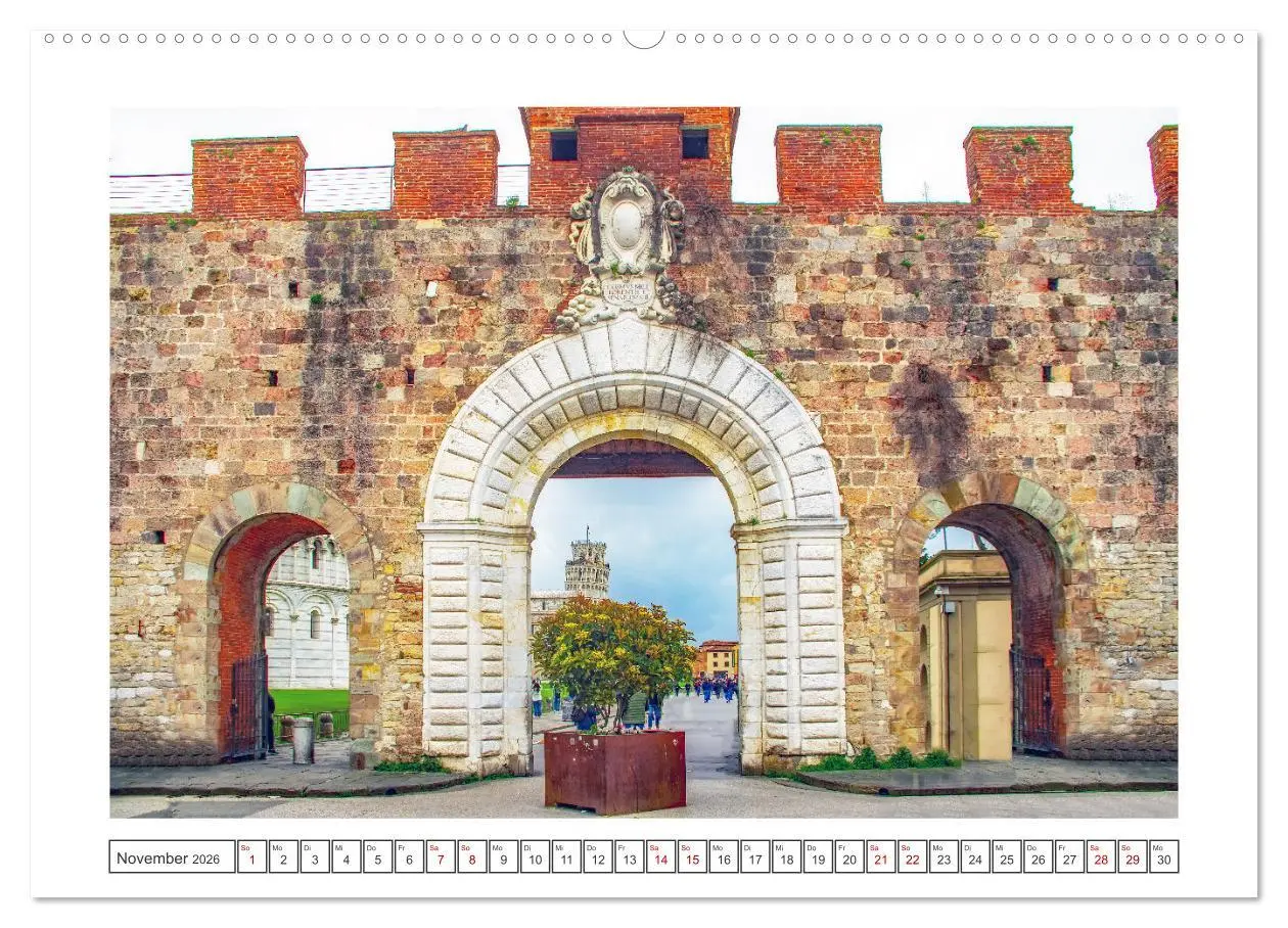 Bild: 9783457358092 | Pisa - wunderschönes Reiseziel (hochwertiger Premium Wandkalender...