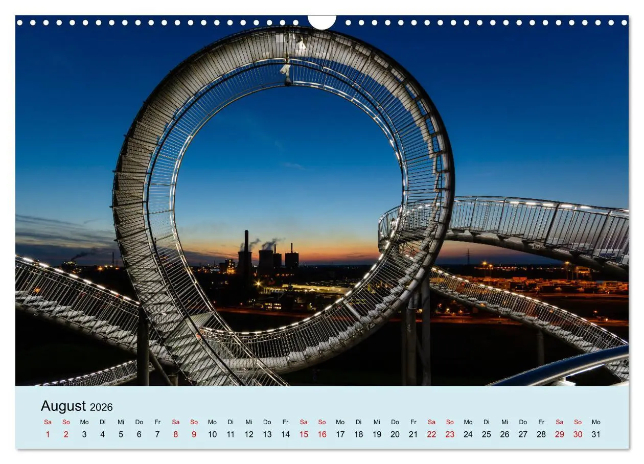 Bild: 9783457598092 | Ruhrnights (Wandkalender 2026 DIN A3 quer), CALVENDO Monatskalender