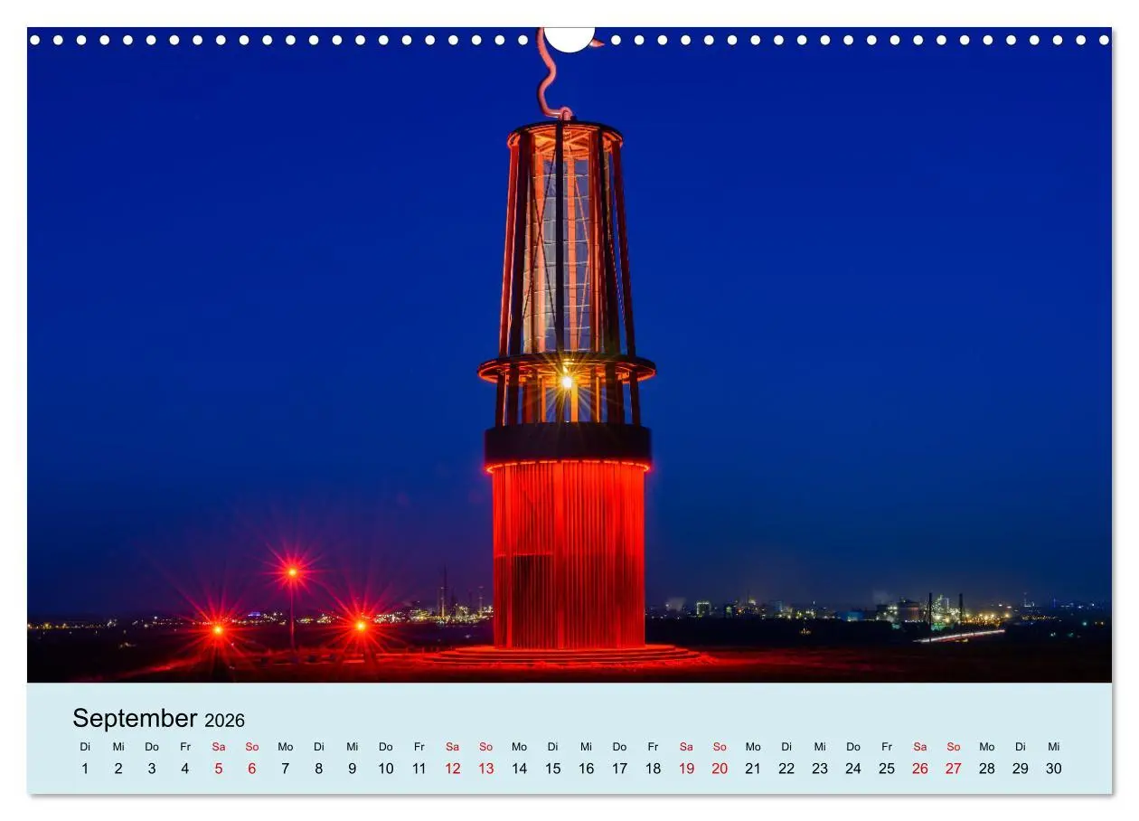 Bild: 9783457598092 | Ruhrnights (Wandkalender 2026 DIN A3 quer), CALVENDO Monatskalender