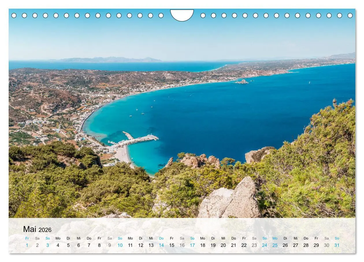 Bild: 9783457668092 | Kos - Insel des Hippokrates (Wandkalender 2026 DIN A4 quer),...
