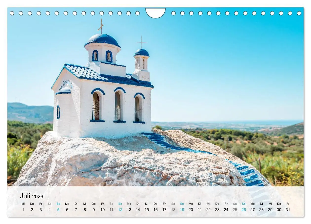 Bild: 9783457668092 | Kos - Insel des Hippokrates (Wandkalender 2026 DIN A4 quer),...