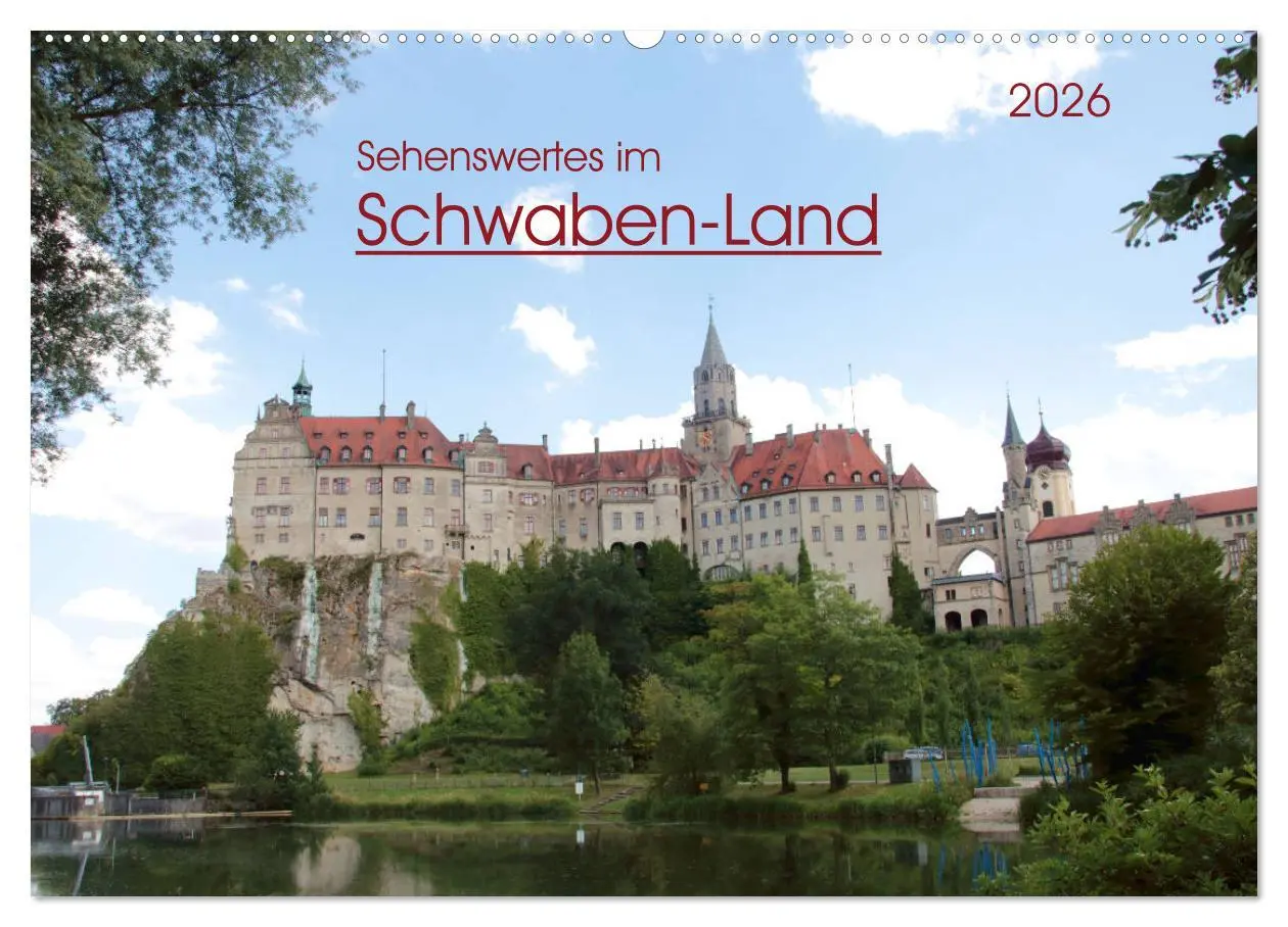 Cover: 9783457808092 | Sehenswertes im Schwaben-Land (Wandkalender 2026 DIN A2 quer),...