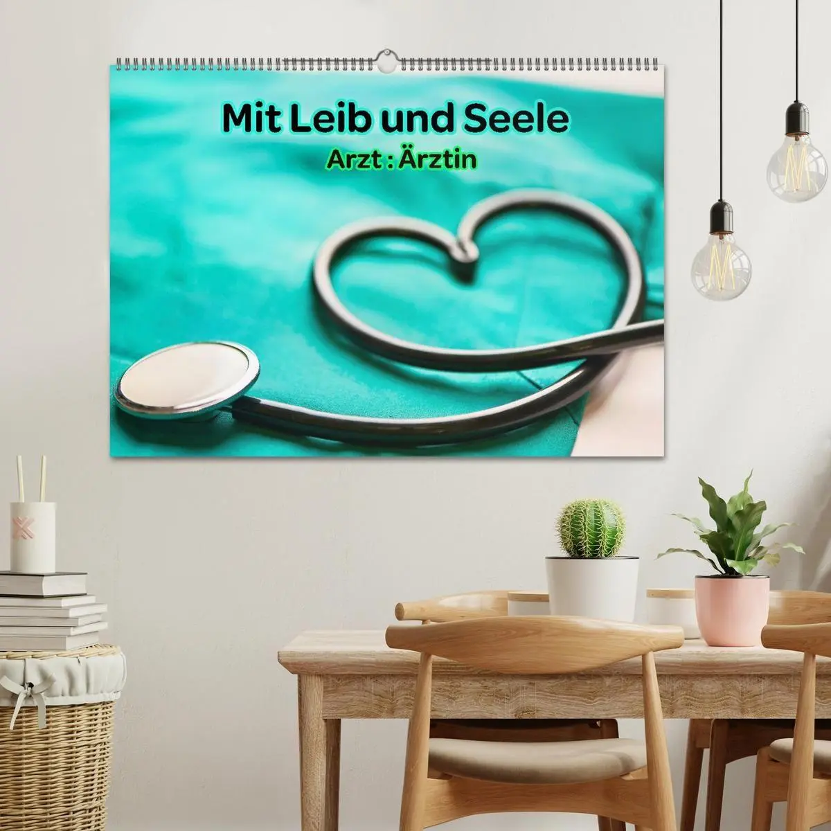 Bild: 9783516688092 | Mit Leib und Seele - Arzt: Ärztin (Wandkalender 2026 DIN A2 quer),...