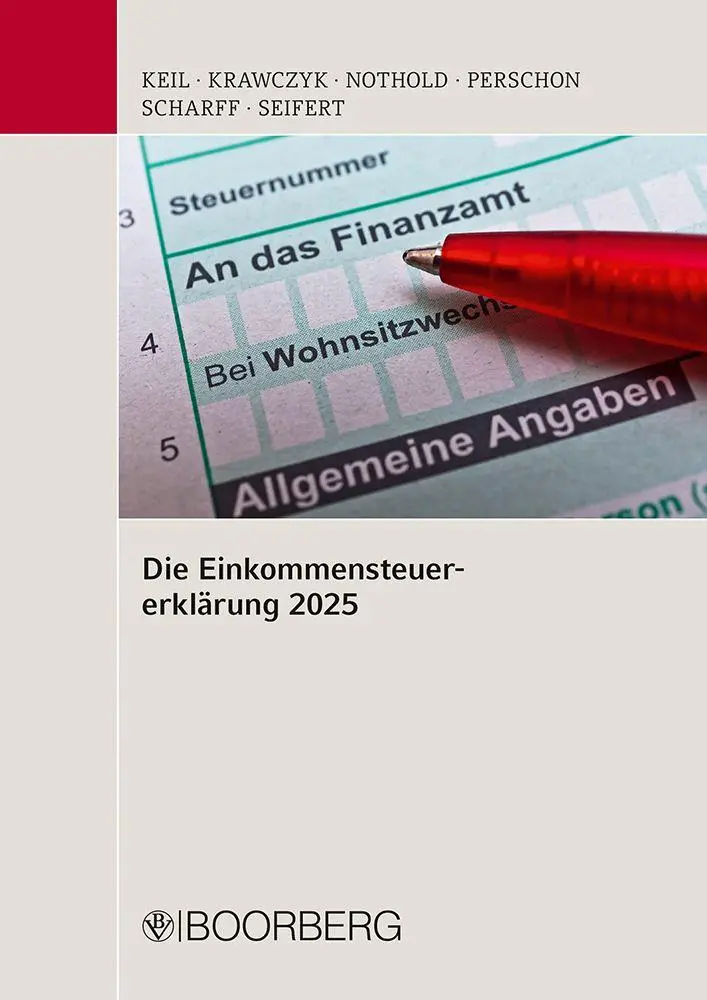 Cover: 9783415078192 | Die Einkommensteuererklärung 2025 | V. (u. a.) | Taschenbuch | 480 S.