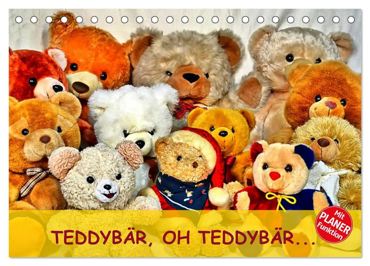 Cover: 9783457968192 | TEDDYBÄR, OH TEDDYBÄR... (Tischkalender 2026 DIN A5 quer), CALVENDO...