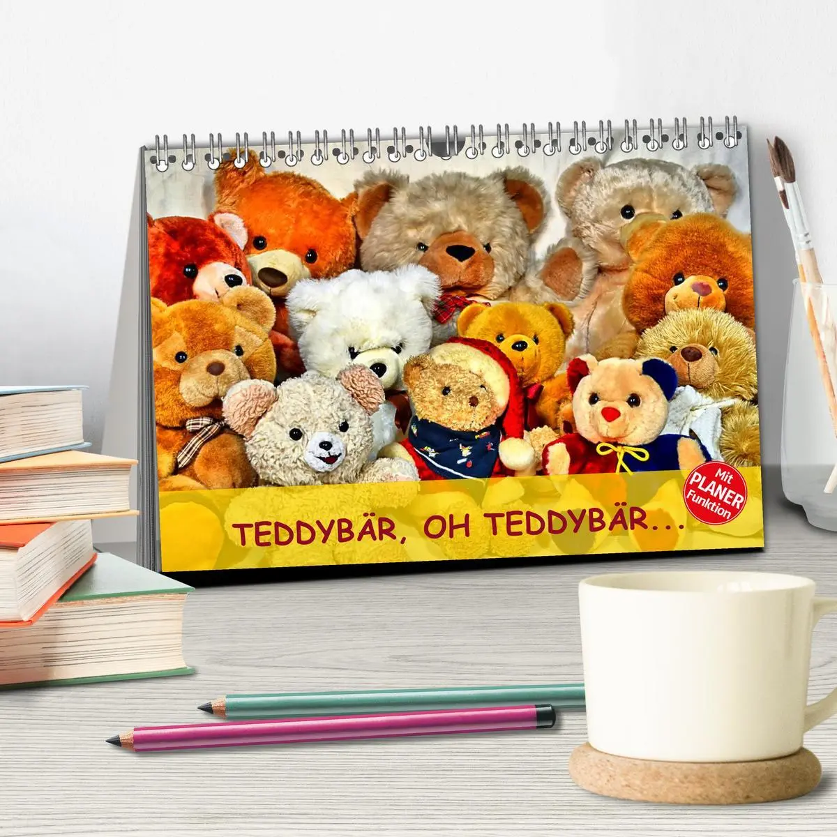 Bild: 9783457968192 | TEDDYBÄR, OH TEDDYBÄR... (Tischkalender 2026 DIN A5 quer), CALVENDO...