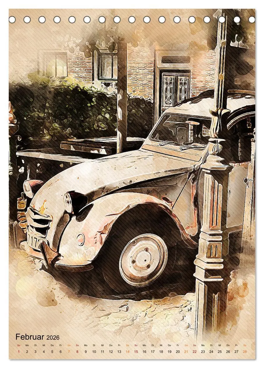 Bild: 9783516368192 | Die Ente - Automobil Legende (Tischkalender 2026 DIN A5 hoch),...