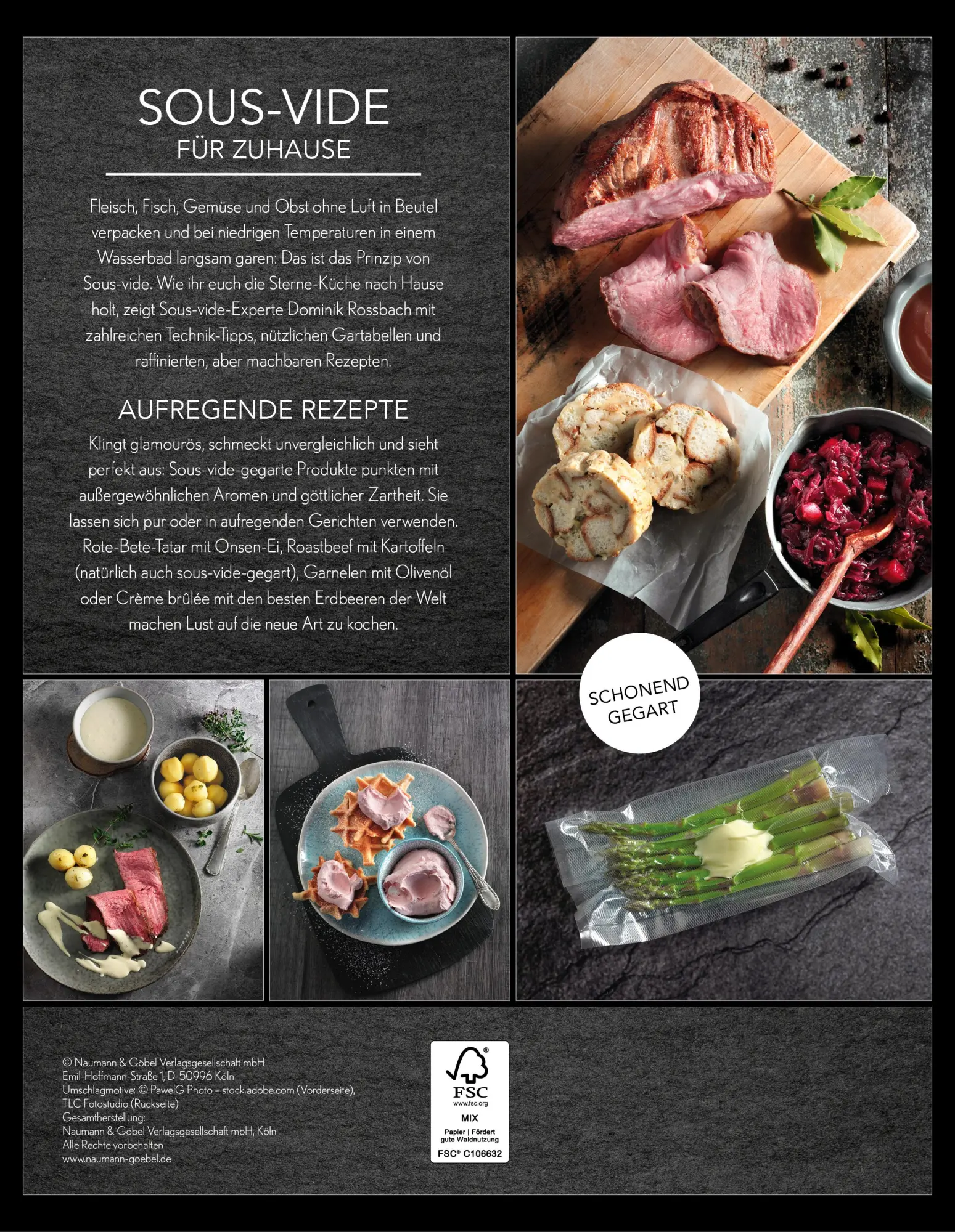 Rückseite: 9783625198192 | Sous-vide | Rezepte, Technik, Profitipps | Dominik Rossbach | Buch