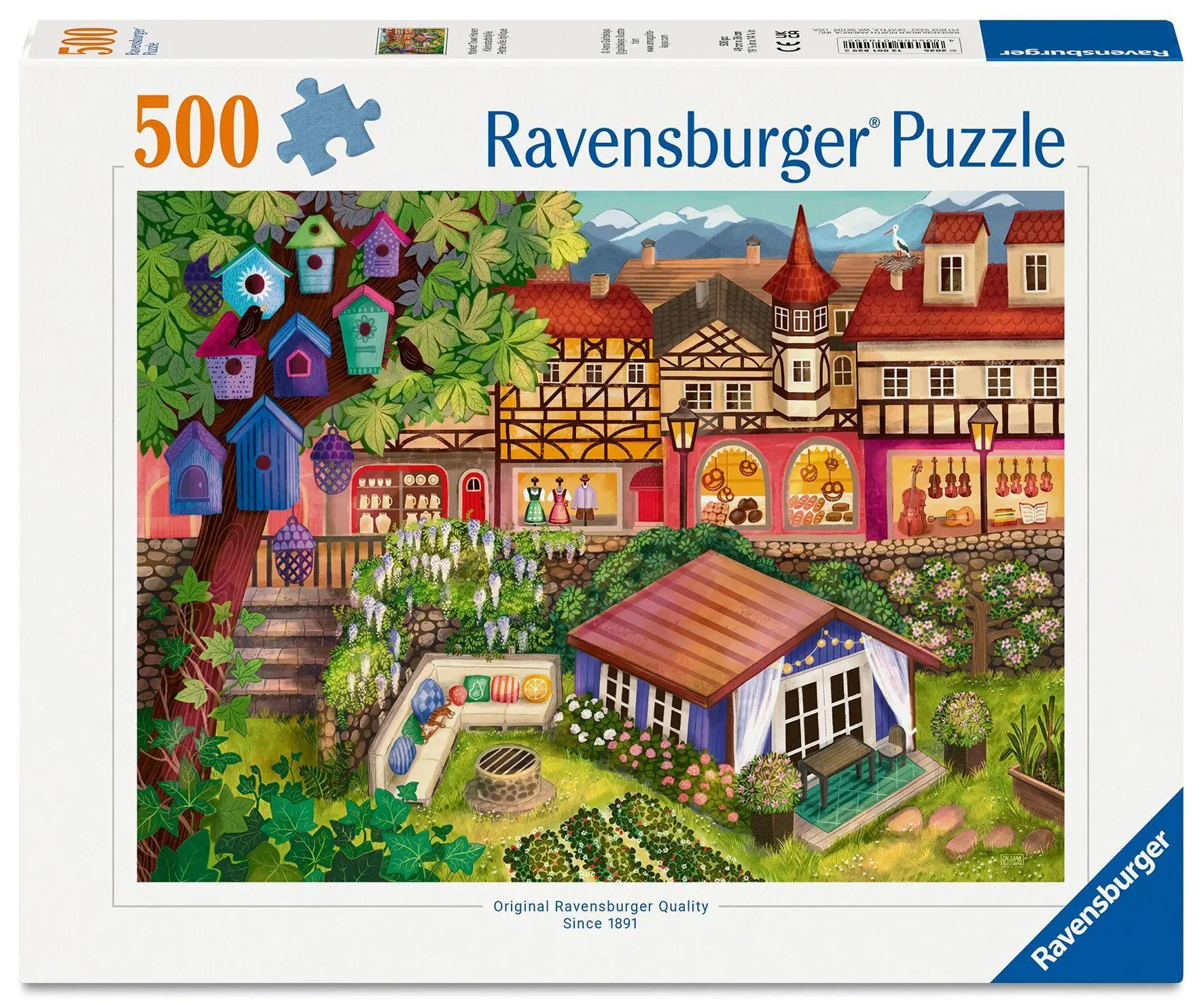 Cover: 4005555018292 | Erwachsenenpuzzle 500 Teile - Kleinstadtidylle | Spiel | 12001829