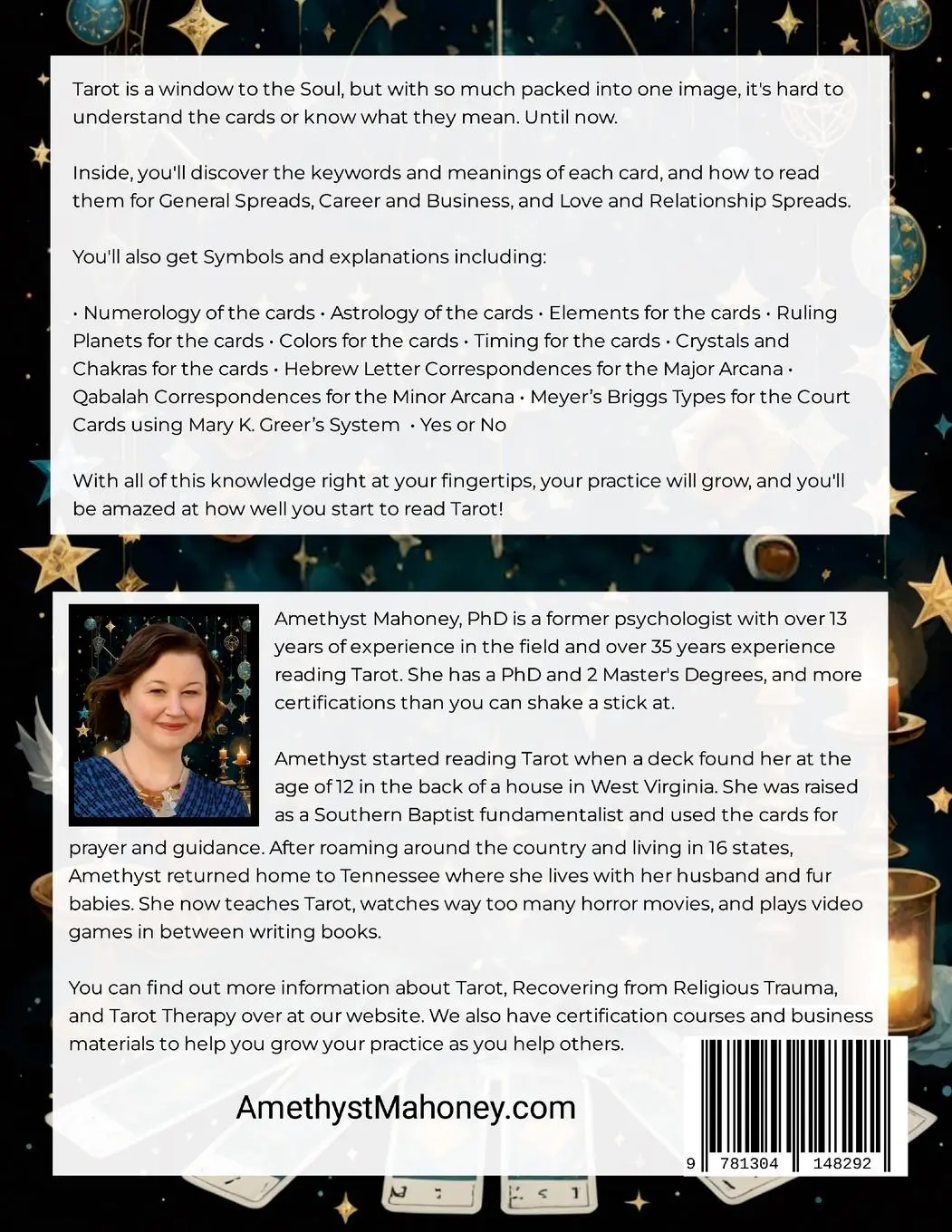 Rückseite: 9781304148292 | Tarot Cards Symbols and Meanings | Amethyst Mahoney | Taschenbuch
