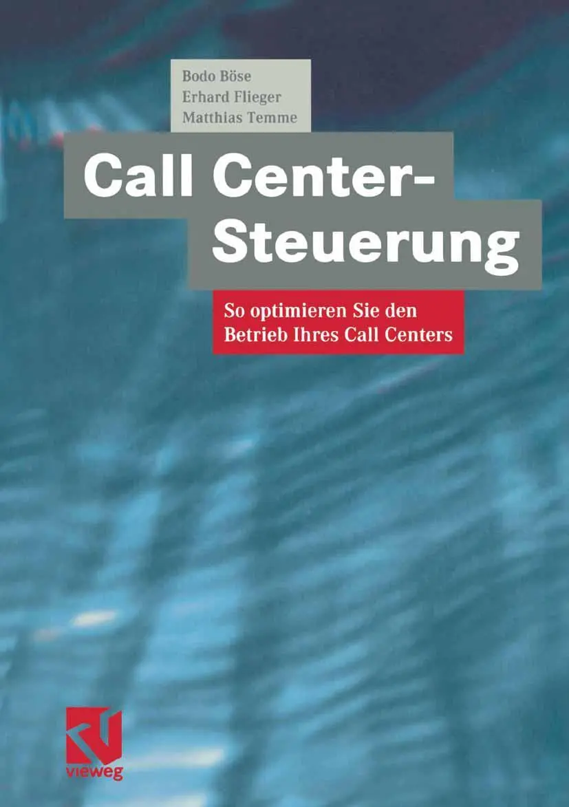 Cover: 9783322908292 | Call Center-Steuerung | Bodo Böse (u. a.) | Taschenbuch | viii | 2012