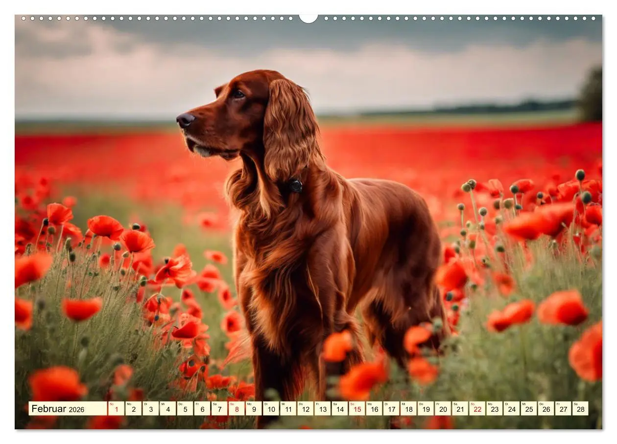 Bild: 9783457408292 | Irish Setter - Anmut pur (hochwertiger Premium Wandkalender 2026...