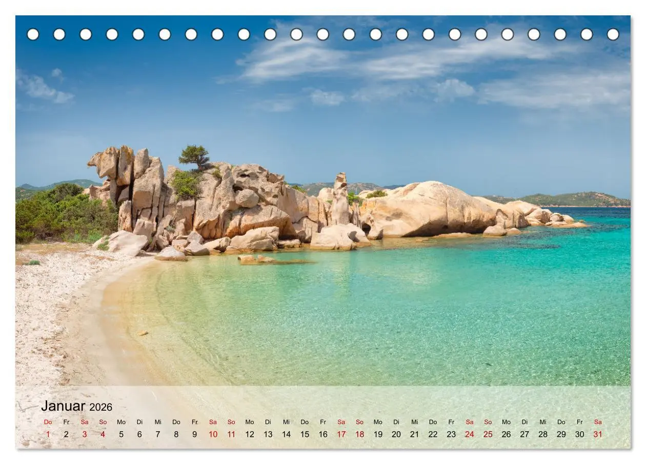 Bild: 9783457578292 | Wunderbares Sardinien (Tischkalender 2026 DIN A5 quer), CALVENDO...