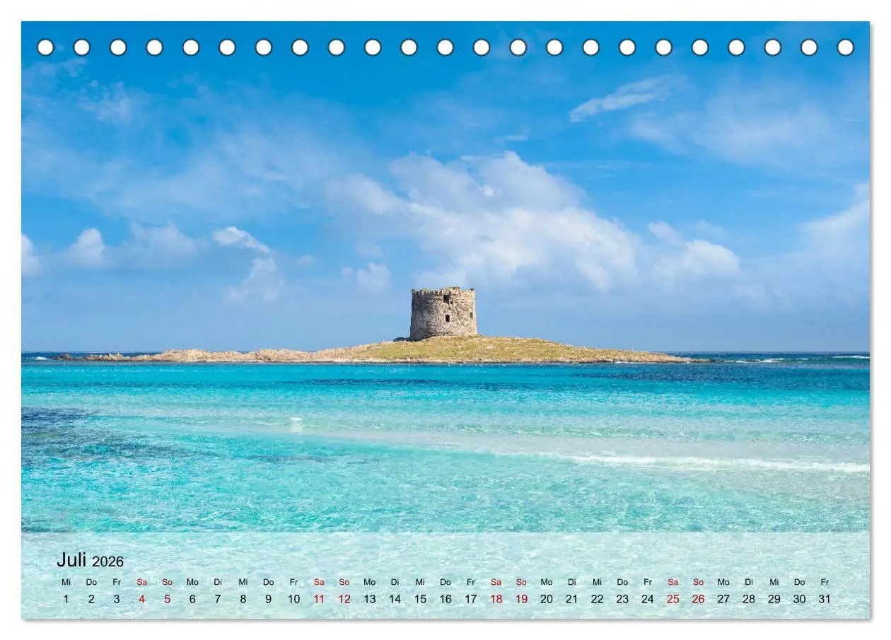 Bild: 9783457578292 | Wunderbares Sardinien (Tischkalender 2026 DIN A5 quer), CALVENDO...