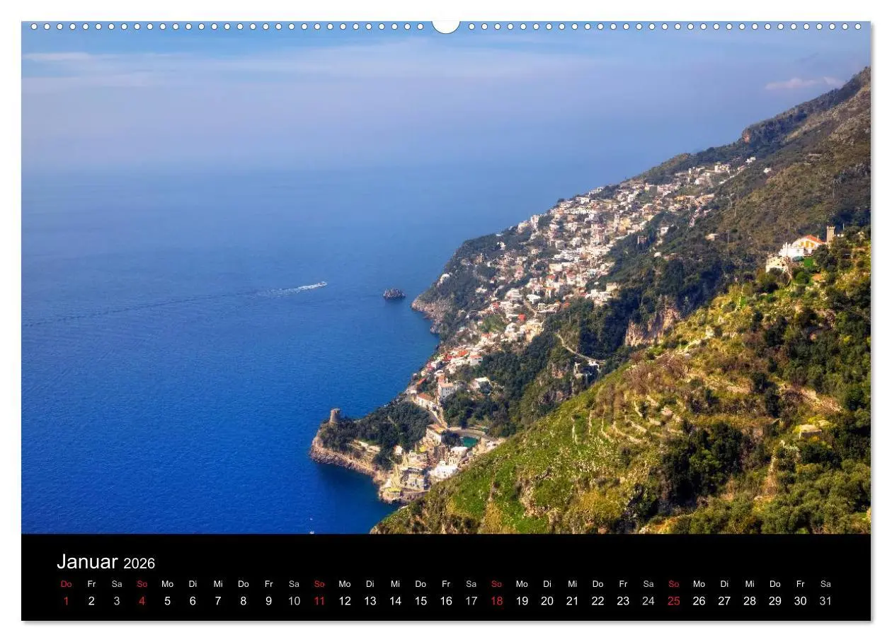 Bild: 9783516048292 | Amalfiküste und Capri (Wandkalender 2026 DIN A2 quer), CALVENDO...
